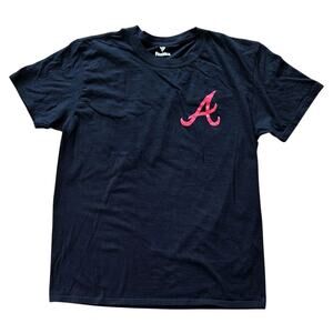 Fanatics Atlanta Braves "Let's Go Braves" Black T-Shirt Large